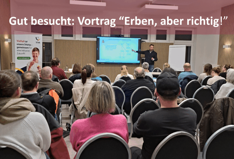 Notar erklärt Erbschaftsplanung bei VIVA Ostbelgien