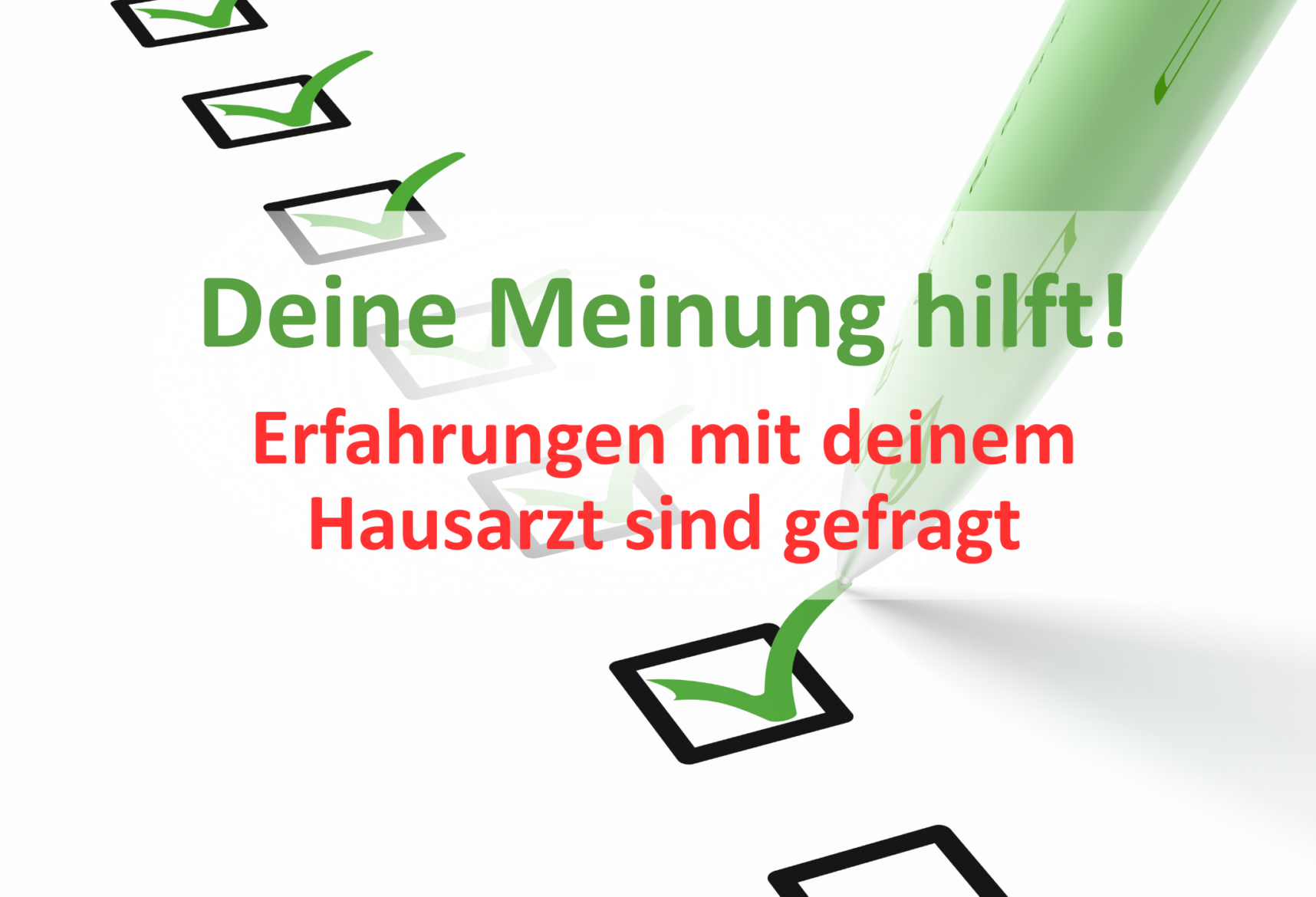 Hausarzt Umfrage Website
